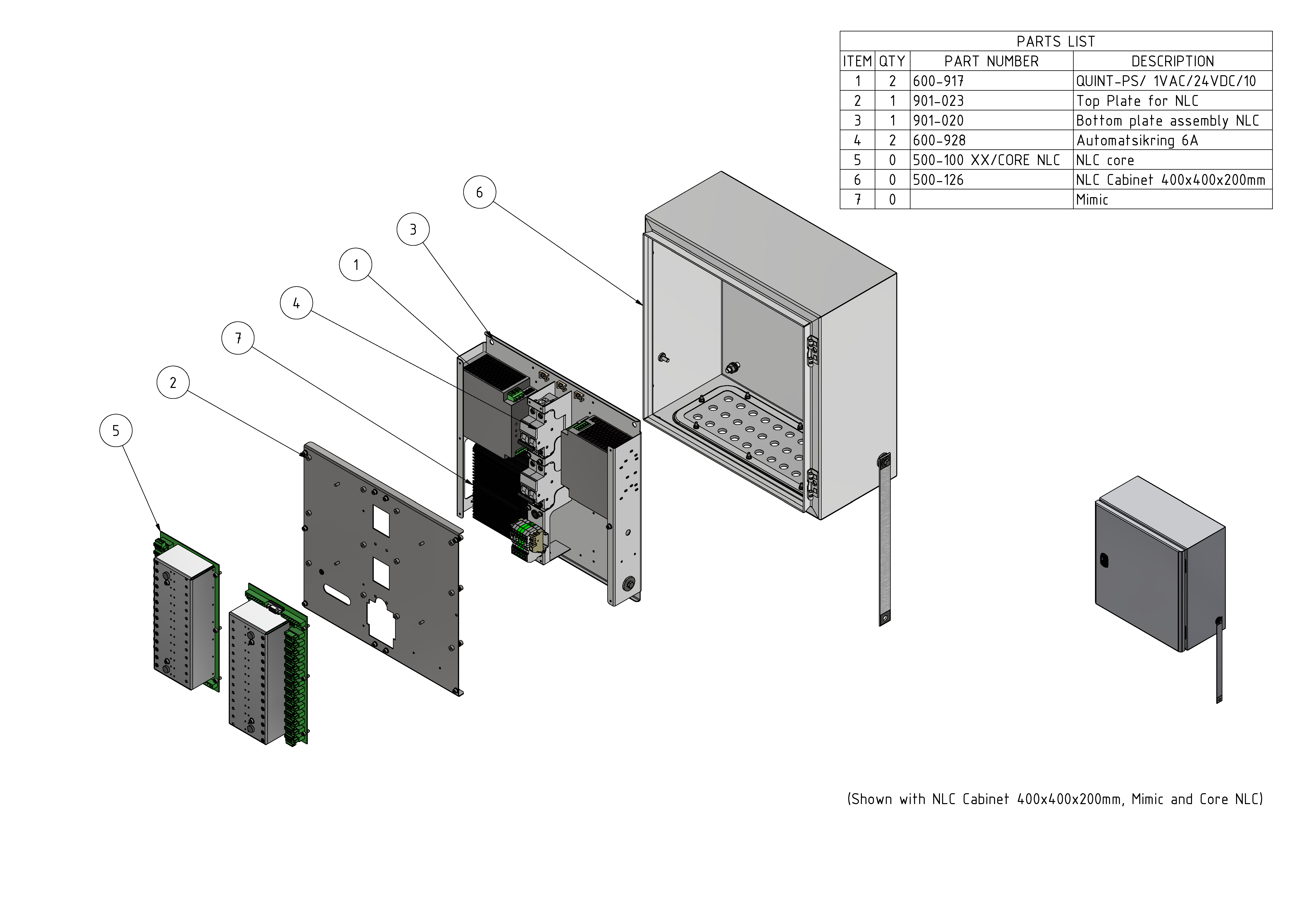 Full size NLC - Double AC power supply Full size NLC - Double AC power supply